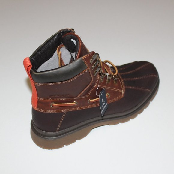 SPERRY MEN\'S WATERTOWN BROWN WATERPROOF LEATHER LACE UP BOOT main image 4